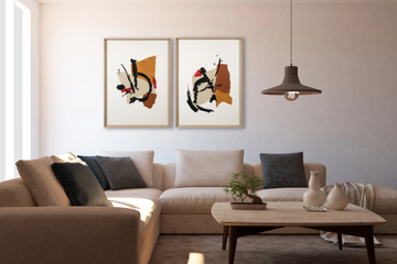 Acrópolis I & II - Paper Painting by NOVOCUADRO ART COMPANY - view 3